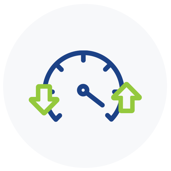 Equal speeds icon